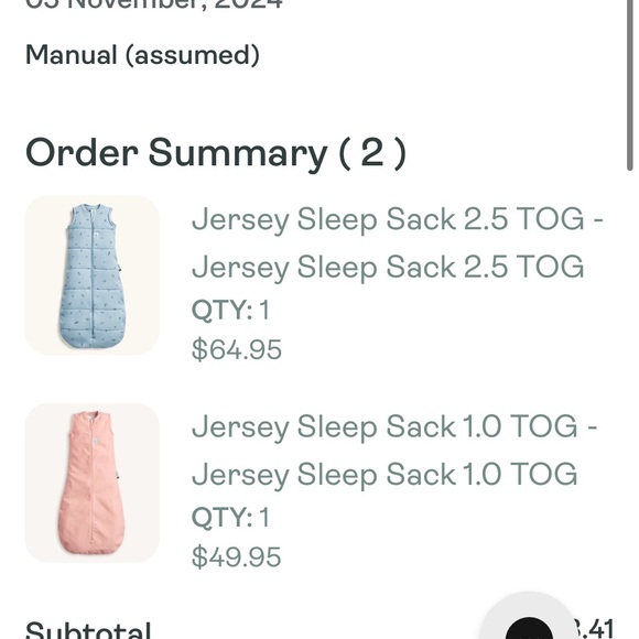 Ergo Pouch, Jersey Sleep Sack Tog 2.5 Dragonfly Pattern size 8-24 months - Picture 7 of 7